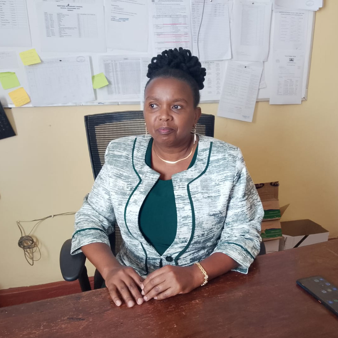 Madam Judy, Deputy Principal of Kenyoho Girls